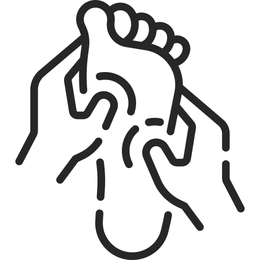 Kvinne får skuldermassasje